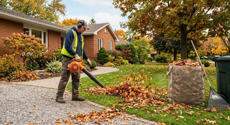 Lawn Debris Cleanup in Ventura County, CA
