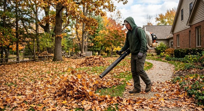 Leaves Vacuuming in Ventura County, CA